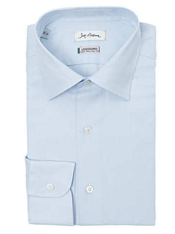 Light Blue Classic Collar Shirt by Leggiuno s.p.a.