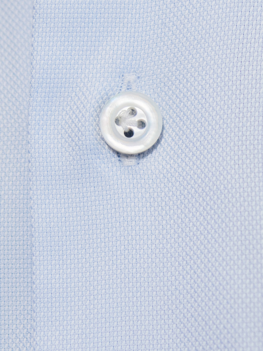 Light Blue Spread Collar Shirt by Leggiuno s.p.a.
