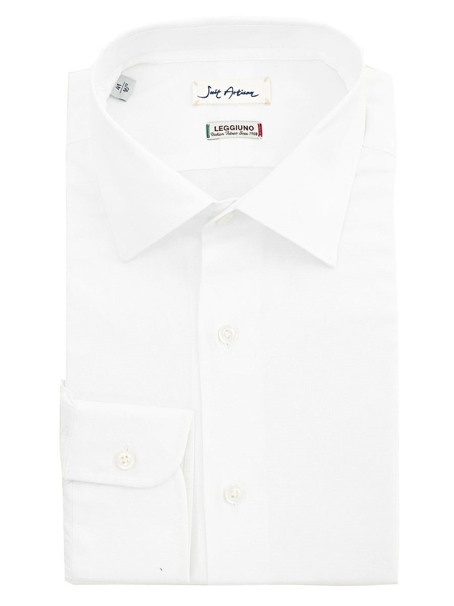 White Classic Collar Shirt by Leggiuno s.p.a.