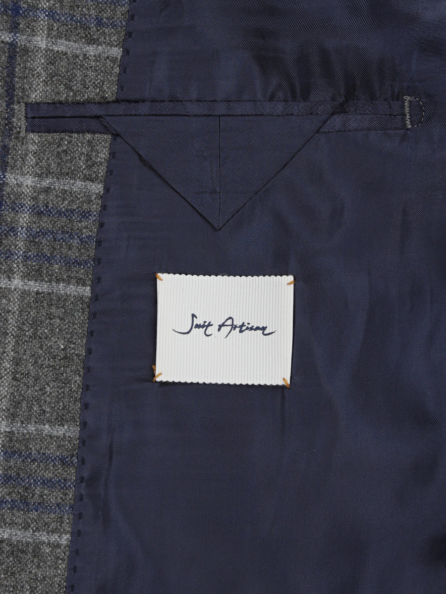Wool Silk Glen Plaid Sport Jacket by Vitale Barberis Canonico